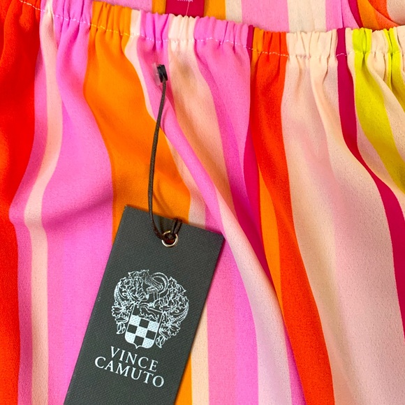 Vince Camuto oversized off shoulder tie-hem top, Sz XXS (feels like Sz Xs/S) - Picture 4 of 4